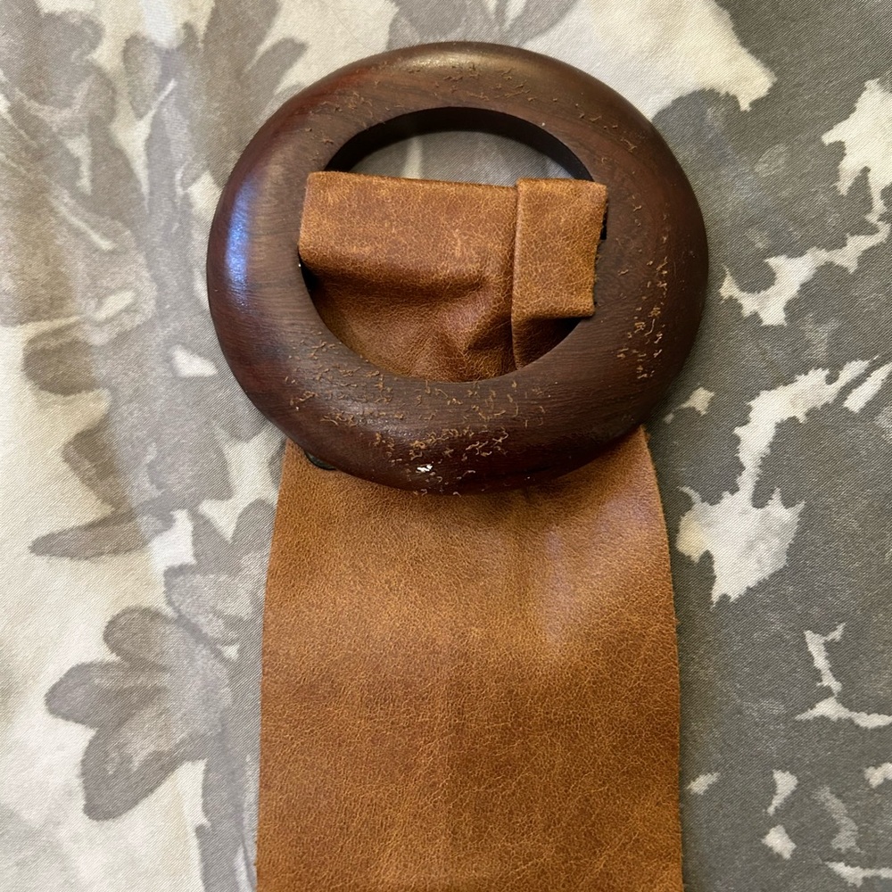 Handmade vintage leather belt